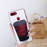 Magic Liquid Quicksand Coffee Cup Case for iPhone/Samsung