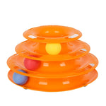 Funny Cat  Triple Disc Tower Toy