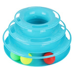 Funny Cat  Triple Disc Tower Toy