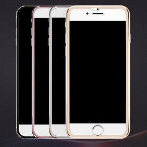 7D Aluminum Tempered Glass For iPhone 6 6S 7  X 8 5 SE 5S