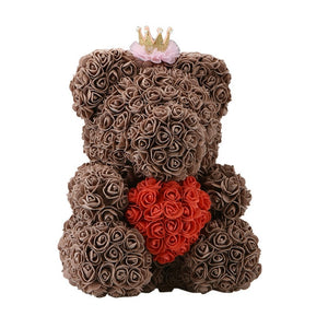 23 cm Valentine Rose Bear