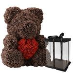 23 cm Valentine Rose Bear