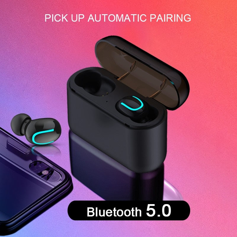 Bluetooth 5.0 TWS Wireless Headphones Blutooth Earphones
