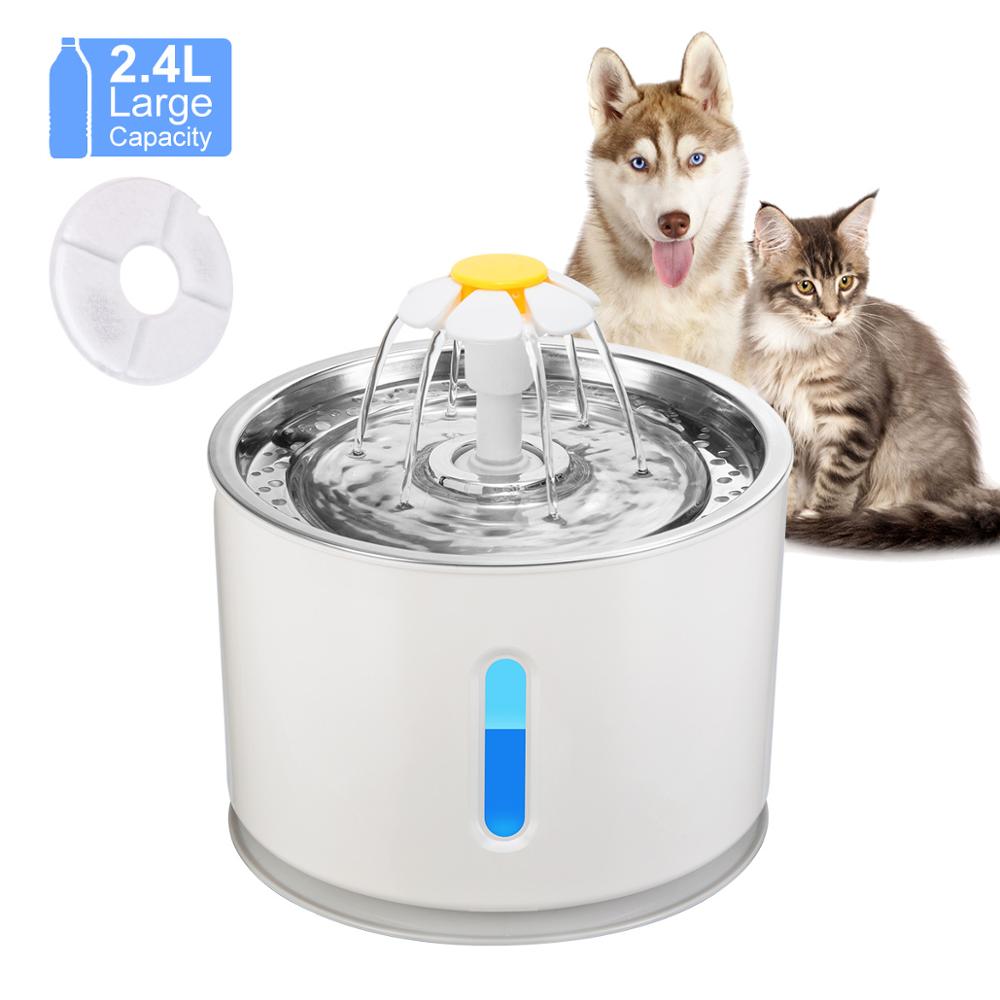 2.4L Cat Water Fountain With Led