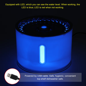 2.4L Cat Water Fountain With Led