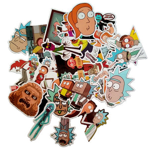 35 Pcs Rick and Morty Funny Stickers