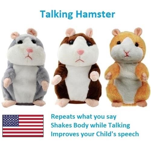 Talking Hamster Electronic Plush Toy