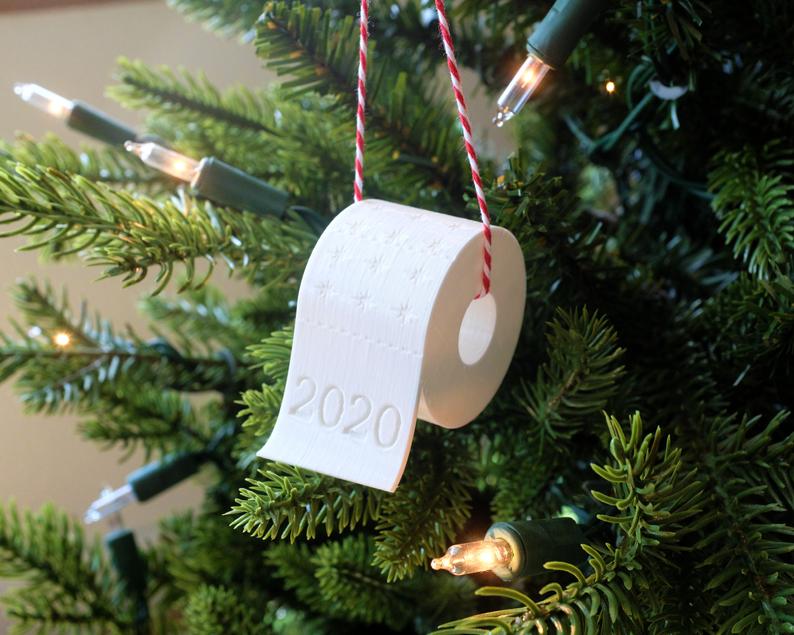 2020 Christmas Toilet Paper Ornament