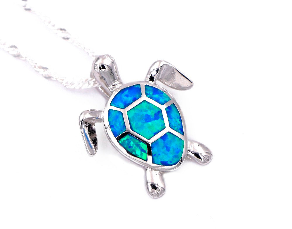 October Turtle Necklace