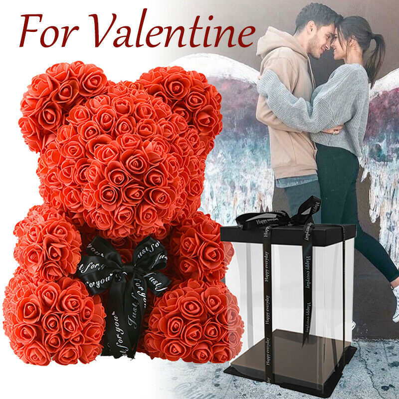 23 cm Valentine Rose Bear